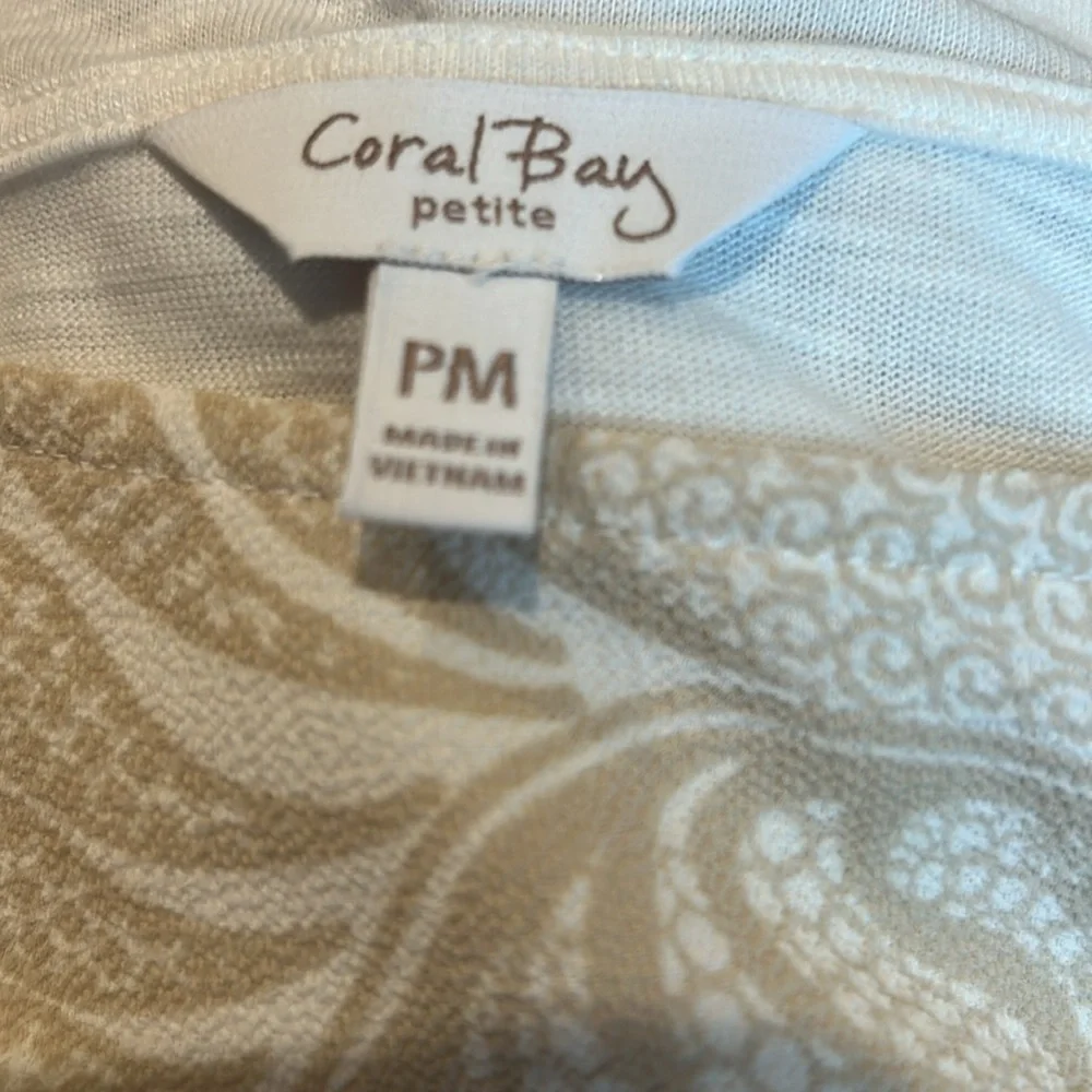 CORAL BAY tie front blouse